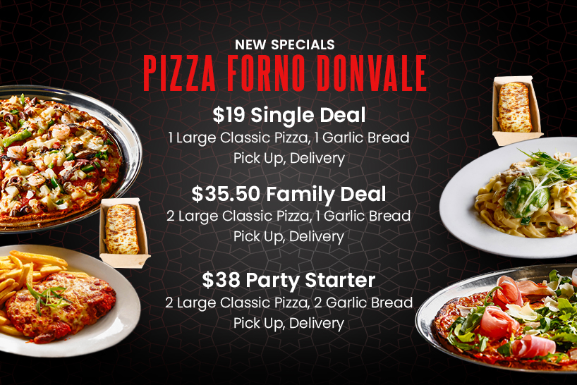 Donvale what’s on Pizza Forno Kitchen