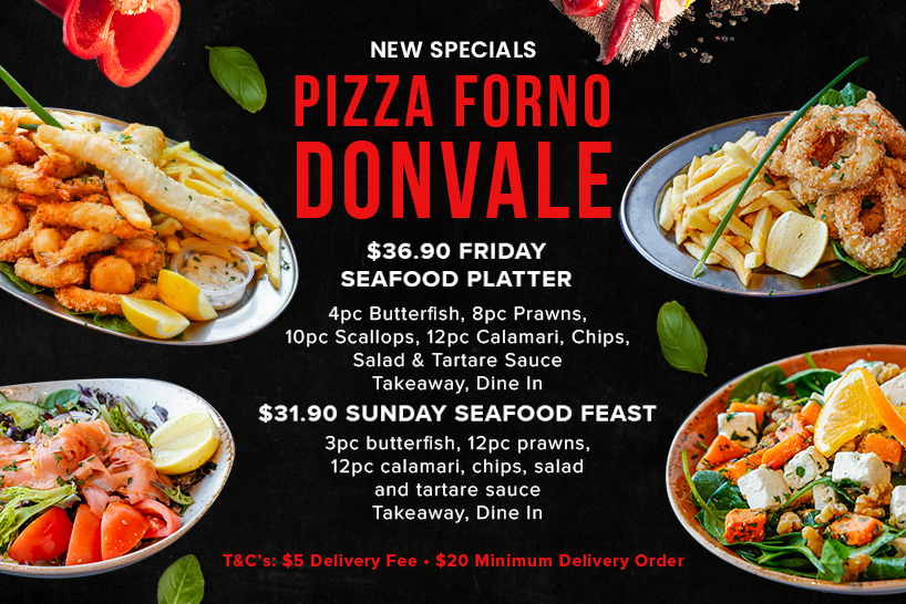 Donvale what’s on Pizza Forno Kitchen